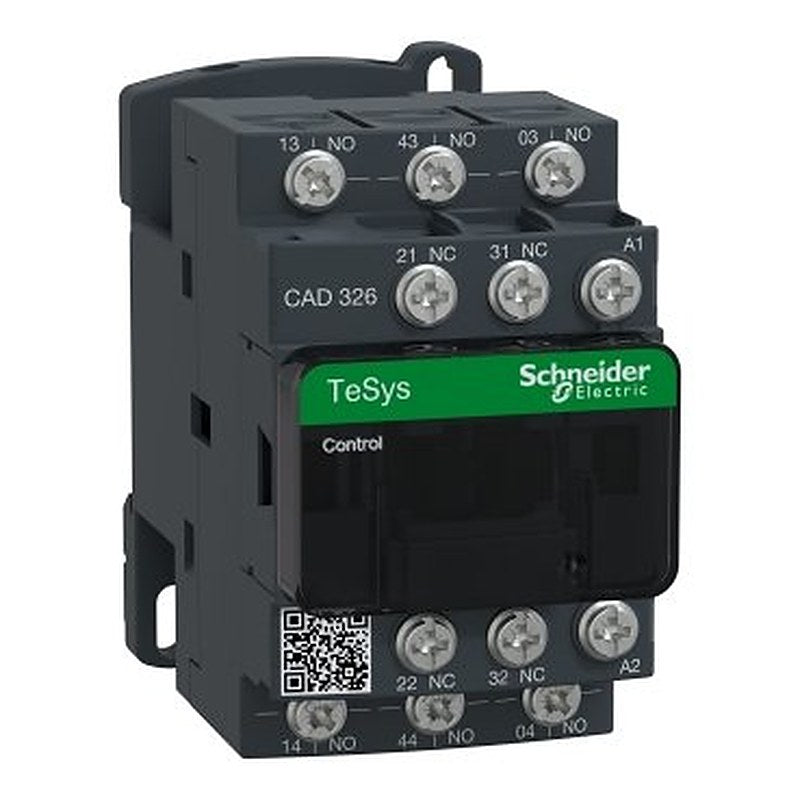 TeSys Deca control relay - 3 NO + 2 NC - <= 690 V - 24 V AC standard coil (TeSys Deca control relay) is a Schneider Electric product. Designed for reliable performance and long service life. Available across Iraq — contact us for pricing and delivery options.