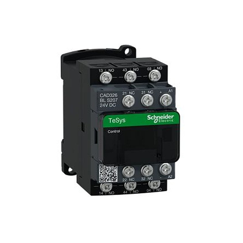 Schneider Electric TeSyS CA Control Relay, 24V dc Coil, 140 A, 2.4 W 24V dc, 3 NO/2 NC, 690V ac