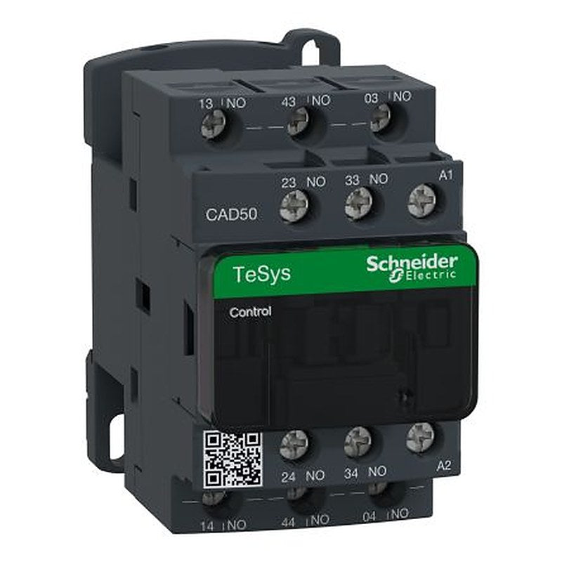 Schneider Electric TeSyS CA Contactor, 48V ac Coil, 3-Pole, 10 A, 70 W 48V ac, 5 NO, 690V ac