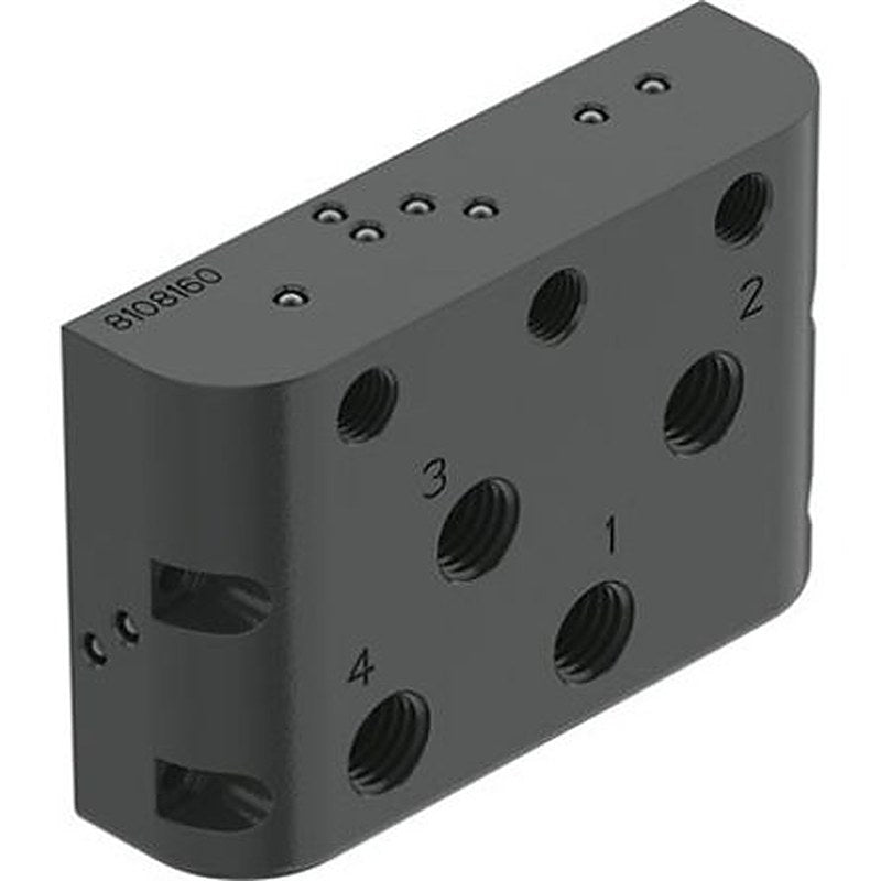 Festo CAPS series Manifold Block for use with Prepared For Positioner CMSH-V-SD, CAPS-M1-VDE1-D-A-AL-N14-V