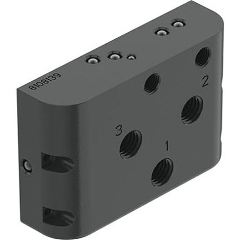 Festo CAPS series Manifold Block for use with Prepared For Positioner CMSH-V-SD, CAPS-M1-VDE1-S-A-AL-N14-V