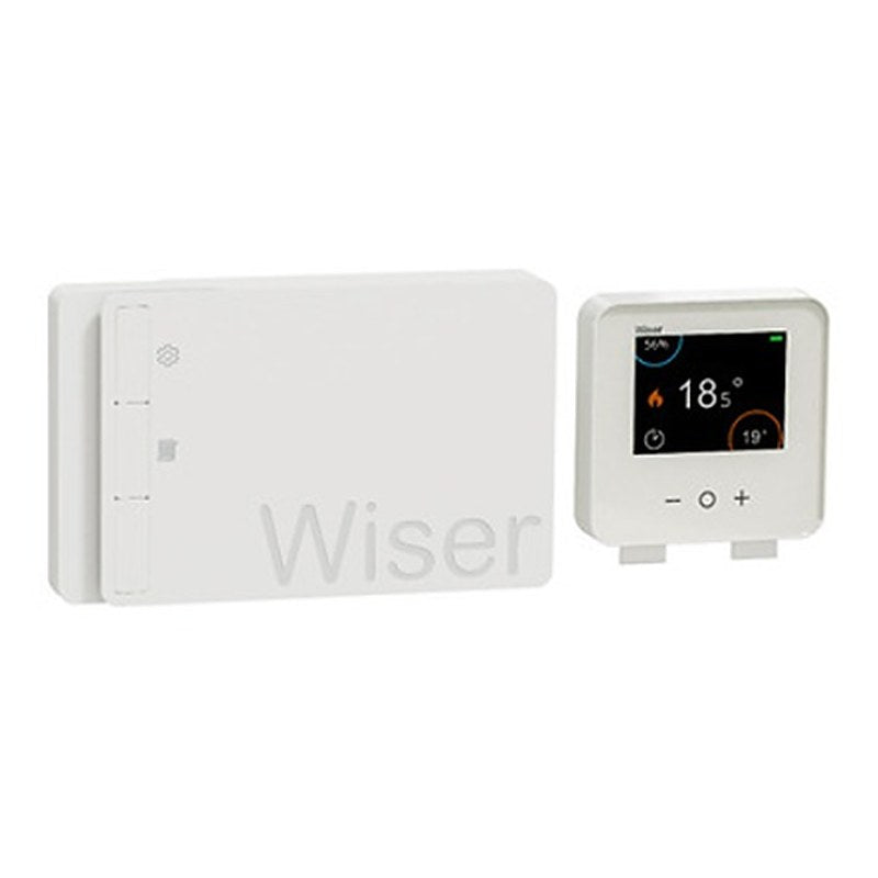 Schneider Electric Wiser Thermostat, 230V, 45 °C, 0 °C