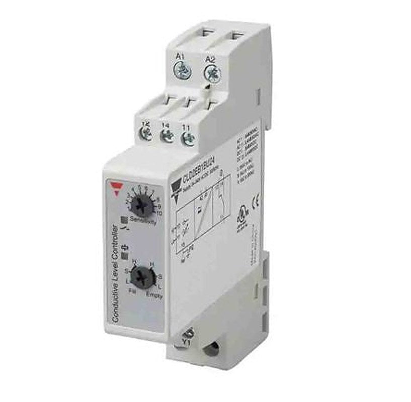 Carlo Gavazzi CLD2EB1BU24 Series Level Controller -, DIN Rail 2 Analogue Input 24V-Rated Relay