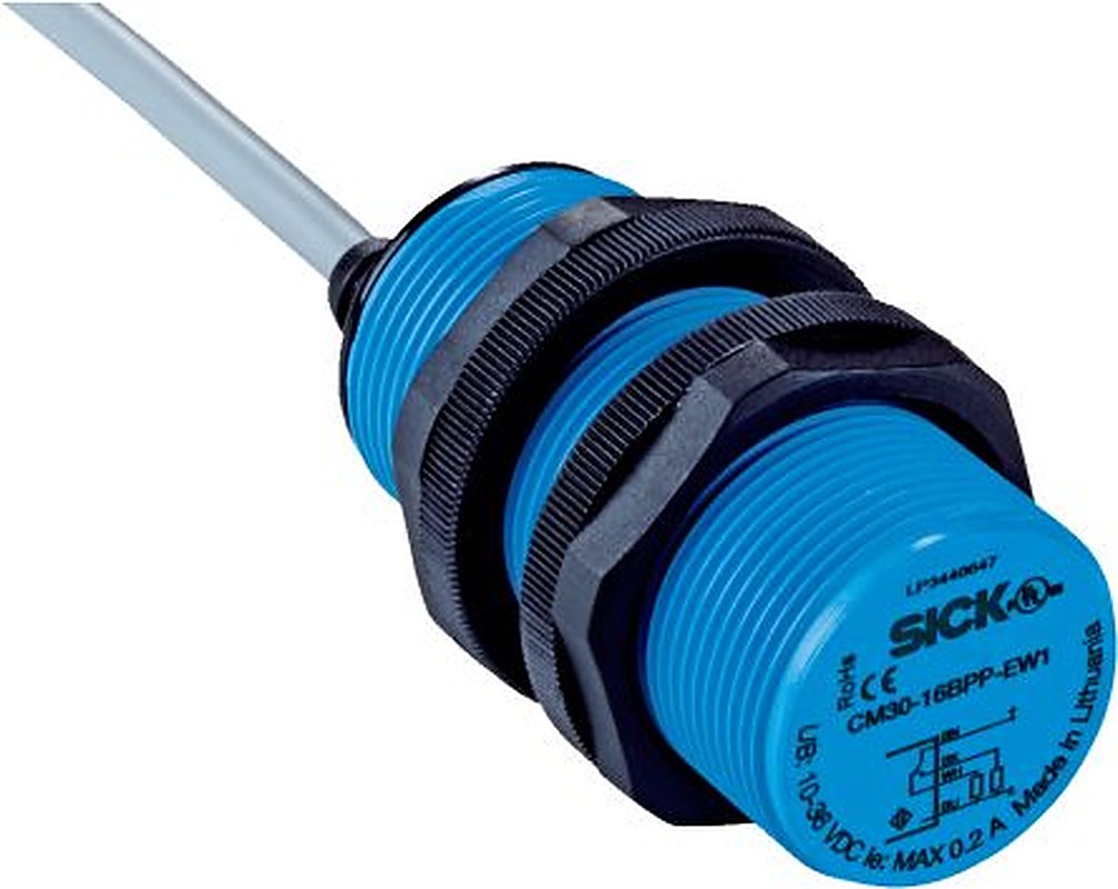SICK CM30-16BAP-KW1 Threaded Barrel Capacitive Proximity Sensor CM30, M30 250 V ac