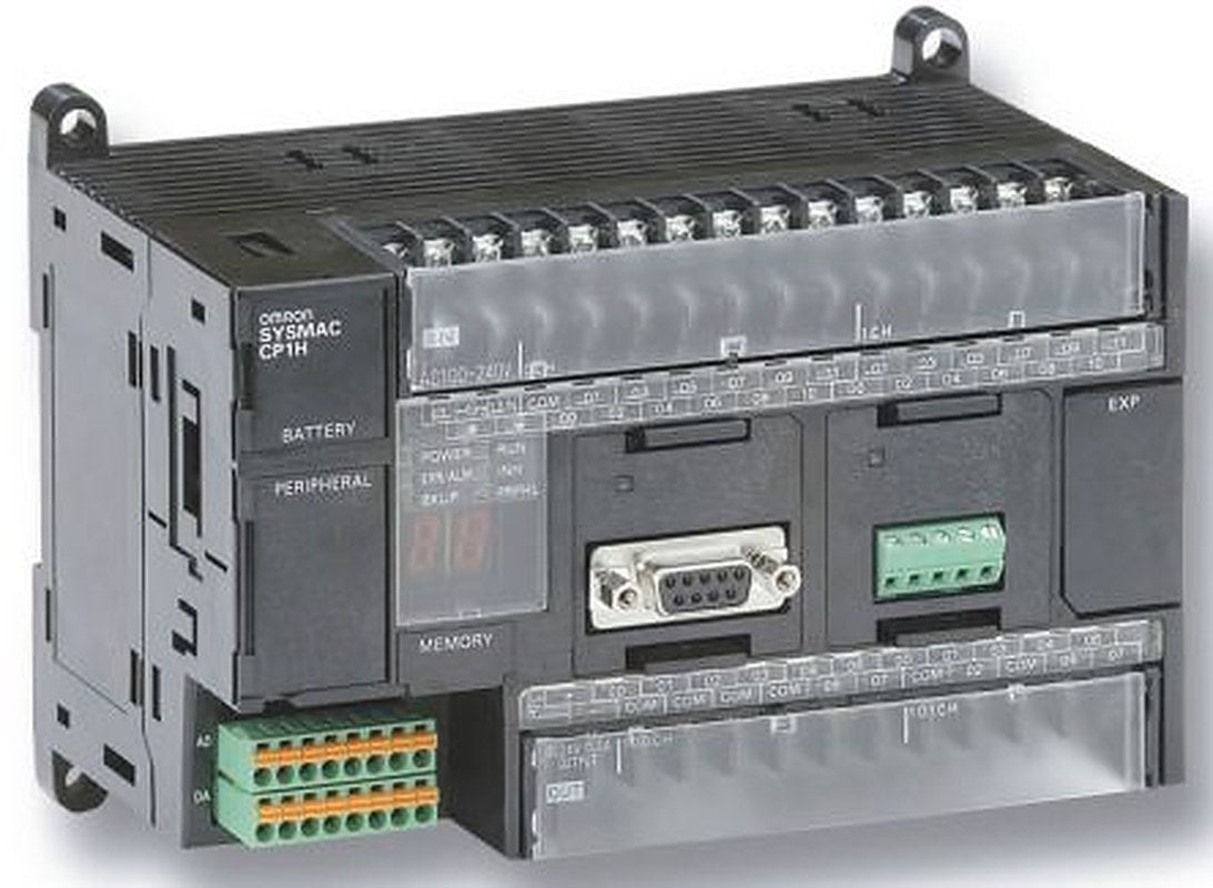 Omron CP1H Series PLC CPU, Relay Output, 24-Input, Pulse Input