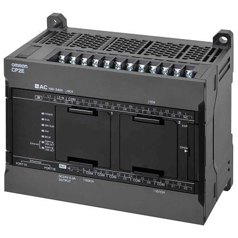 Omron CP2E Series PLC CPU, Relay Output, 18-Input, PNP/NPN Input