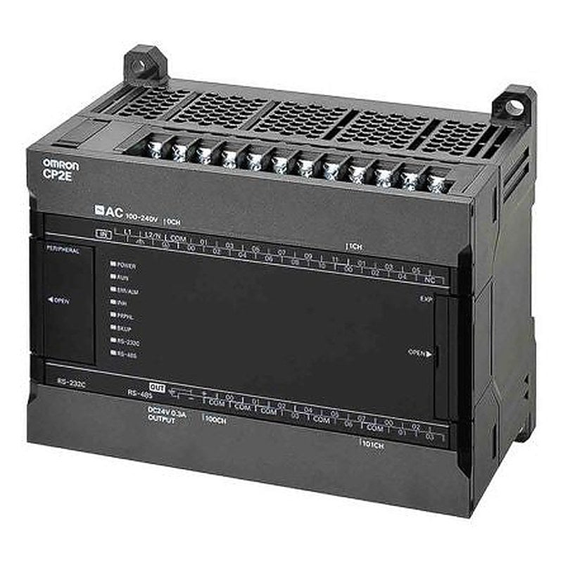 Omron CP2E Series PLC CPU, Transistor Output, 18-Input, Digital Input