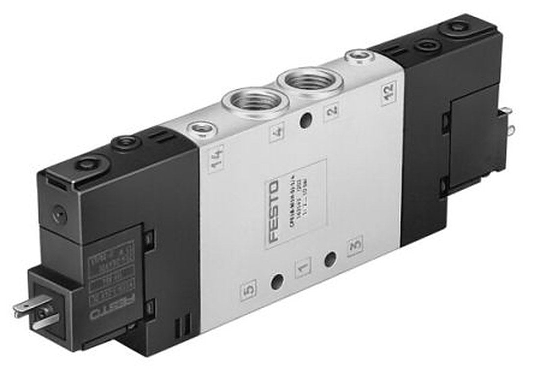 Festo Solenoid Valve CPE18-M1H-5JS-1/4, 5 Port, 5/2-Way, G 1/4