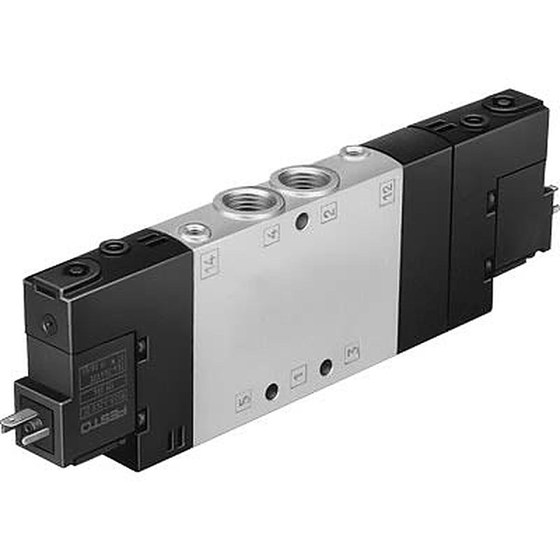 Festo Pneumatic Solenoid Valve - 5/3 Exhausted Electric G CPE18-M2H-5/3ES-1/4  Series 110V