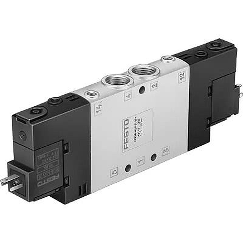 Festo Pneumatic Solenoid Valve - 5/2 Double Solenoid Electric G CPE18-M2H-5JS-1/4  Series 110V