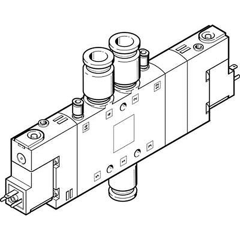 Festo Pneumatic Solenoid Valve - 5/3 Closed Electric G CPE18-M3H-5/3GS-QS-10  Series 230V