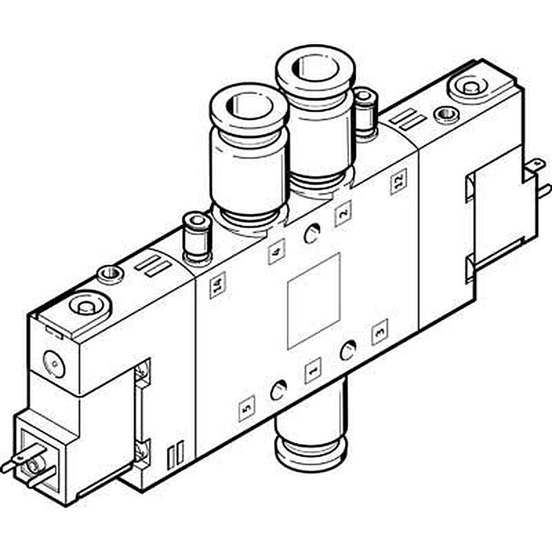 Festo Pneumatic Solenoid Valve - 5/2 Double Solenoid Electric 5 mm CPE  Series 230V