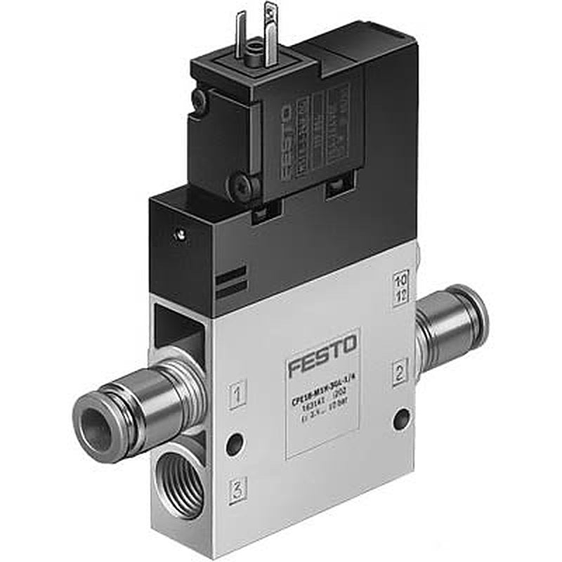 Festo Pneumatic Solenoid Valve - Closed, Monostable, 3/2 Electric G CPE24-M2H-3GL-QS-10  Series 110V