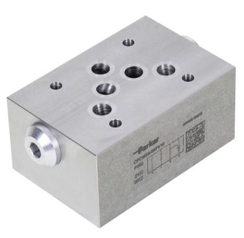 Parker Steel Single Surface Mounting, Hydraulic Check Valve, CPOM3DDHTV, 120L/min, 1.5 bar Cracking Pressure
