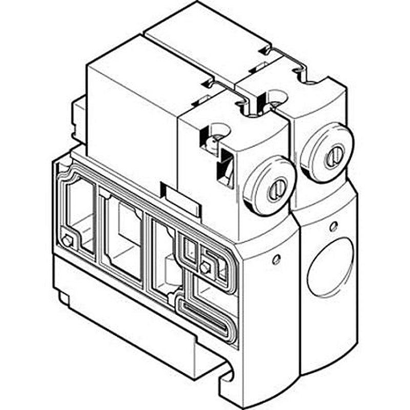 Festo Pneumatic Solenoid Valve - 5/2 Double Solenoid Electric G CPVSC1  Series 24V