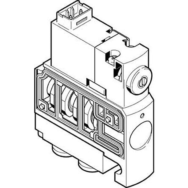 Festo Pneumatic Solenoid Valve - 3/2, Closed, Monostable Electric G CPVSC1  Series 24V