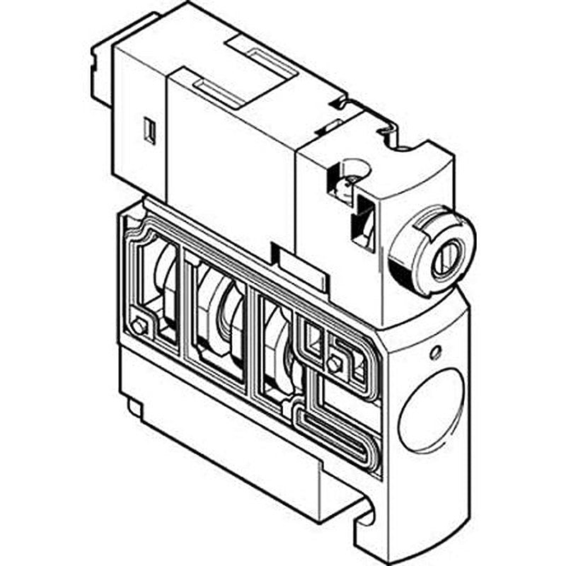 Festo Pneumatic Solenoid Valve - 2/2, Closed, Monostable Electric G CPVSC1  Series 24V