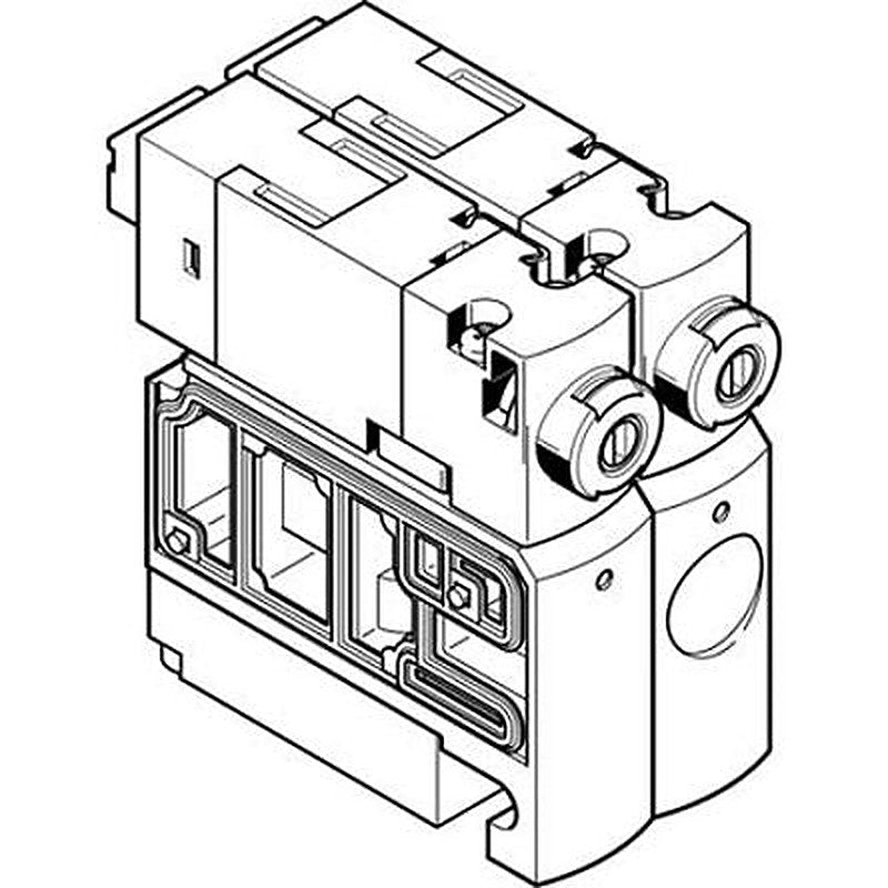 Festo Pneumatic Solenoid Valve - 5/2 Double Solenoid Electric G CPVSC1  Series 24V