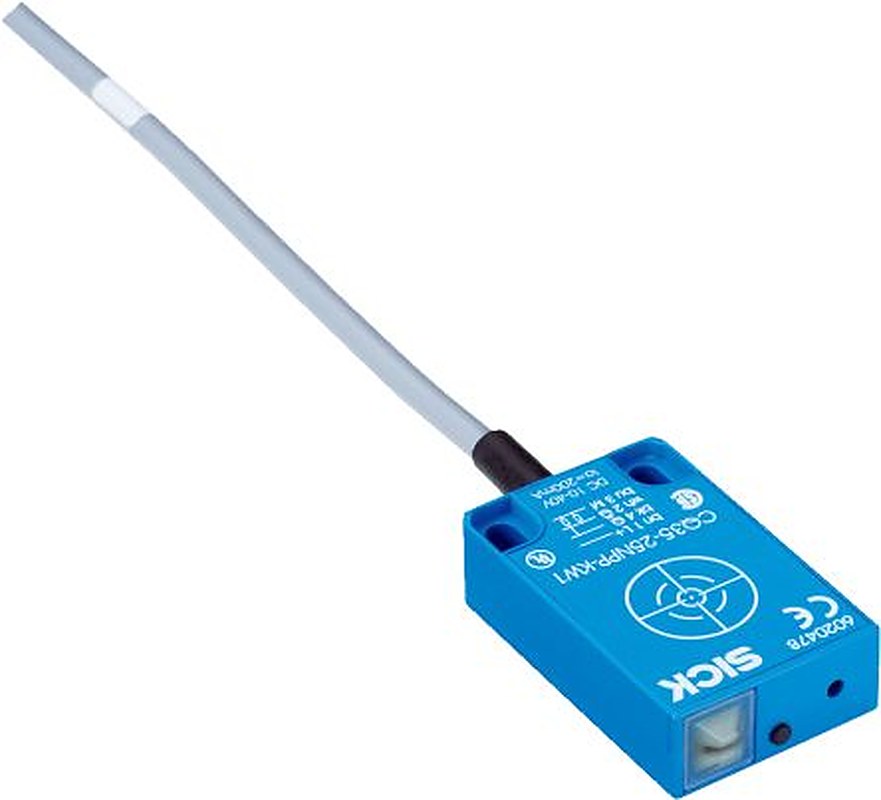 SICK CQ35-25NNP-KC1 Block Capacitive Proximity Sensor CQ 25 mm, M12 x 1 NPN 200mA 30V 30 V dc