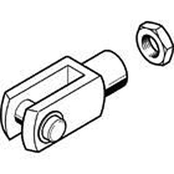 Festo Rod Clevis CRSG-M12X1,25, For Use With Piston Rod