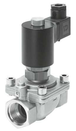 Festo Solenoid Valve - 2/2 Closed Monostable Electric G VZWF-L-M22C-G2-500-1P4-6  Series 24V