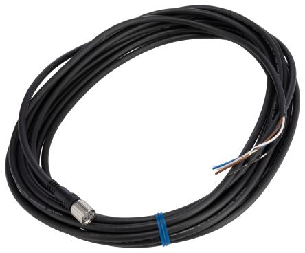 Omron Female 4 way Straight to Unterminated Free End Sensor Actuator Cable, 5 m