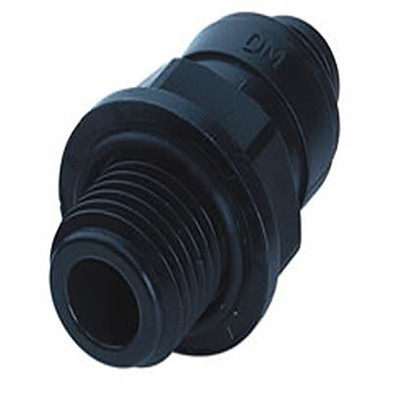 Norgren Pneufit Acetal (POM) Push-in Fittings Series, D02251028, 1/4 in, NPT, ISO R, ISO G, UNF