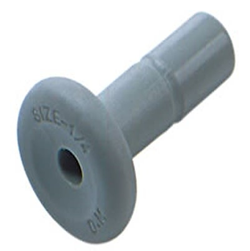 Norgren Pneufit D Series, D20040600 Stainless Steel, Ethylene Propylene Diene Monomer, POM Pneumatic Fitting, 3/8 in 6