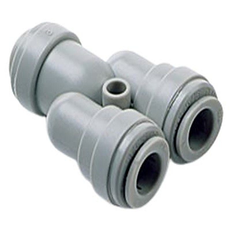 Norgren Pneufit D Series, D20820400 Stainless Steel, POM, Ethylene Propylene Diene Monomer Pneumatic Fitting, 1/4 in 3/8