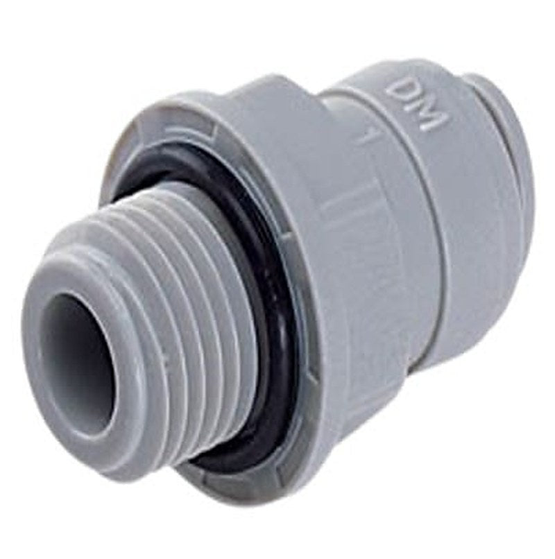 Norgren Pneufit Acetal (POM) Push-in Fittings Series, D22250428, 1/4 in, ISO R, UNF, ISO G, NPT