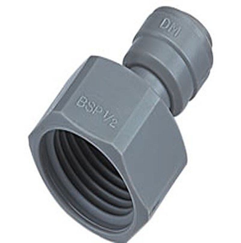 Norgren Pneufit Acetal (POM) Push-in Fittings Series, D222C0638, Female, 3/8 in, ISO G, UNF, NPT, ISO R