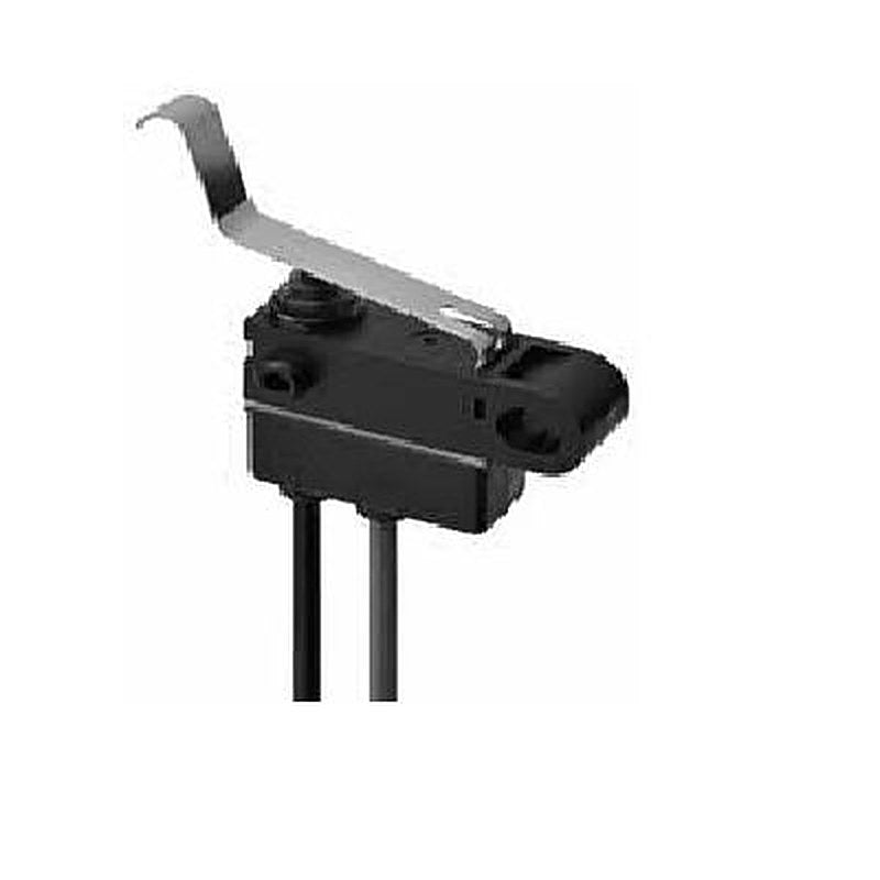 Omron Long Leaf Lever Subminiature Micro Switch, Wire Terminal, 0.1A, 12 V dc, SPST, IP67