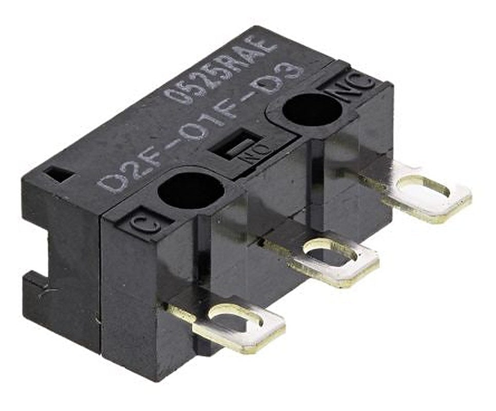 Omron Pin Plunger Micro Switch, Solder Terminal, 100mA, 30 V dc, SPDT, IP40