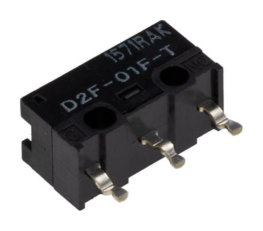 Omron Pin Plunger Micro Switch, PCB Terminal Terminal, 100mA, 30 V dc, SPDT, IP40