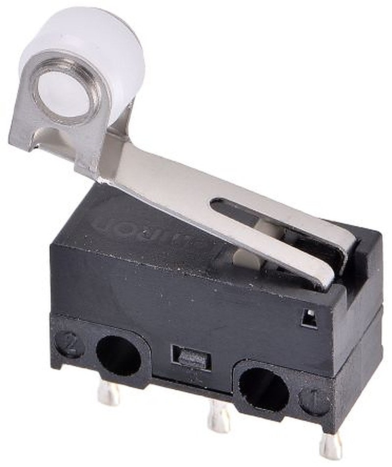 Omron Roller Lever Micro Switch, PCB Terminal Terminal, 1A, 30 V dc, SPDT, IP40