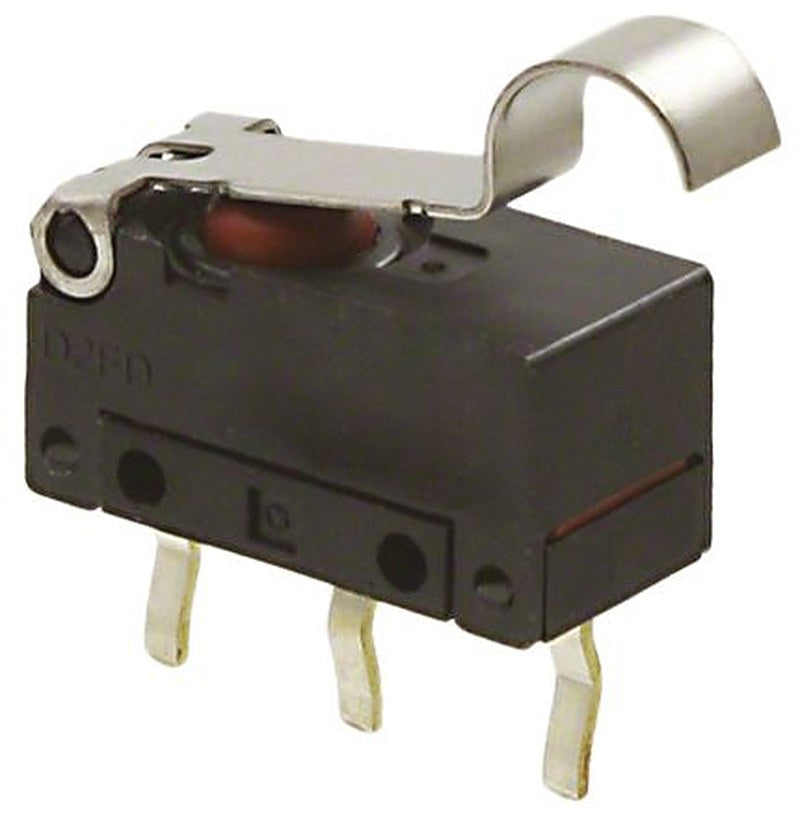 Omron Simulated Roller Lever Micro Switch, Terminal Terminal, 2 A, 30 V dc, SPCO, IP6X