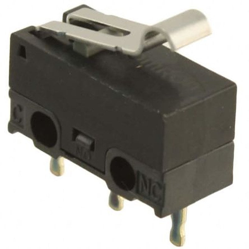 Omron D2F Series Lever Limit Switch, SPDT, IP40, Polybutylene Terephthalate Housing, 5A