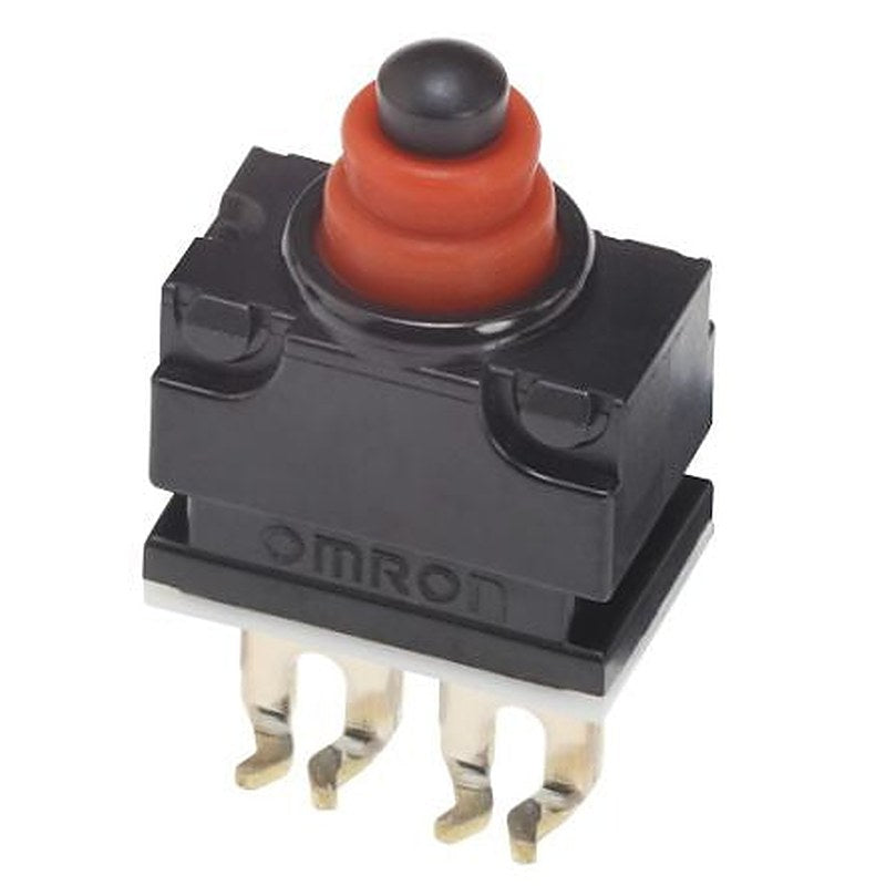 Omron Pin Plunger Subminiature Micro Switch, Quick Connect Terminal, 1 mA, 13.5 V dc, SPST-NC, IP67