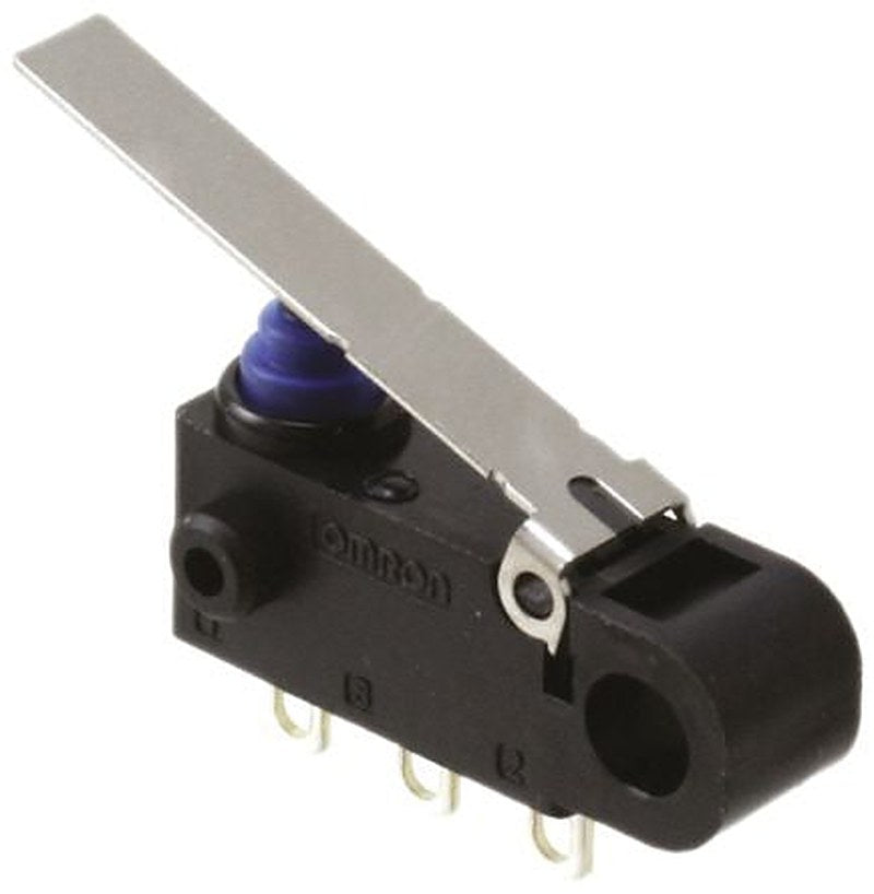 Omron Long Hinge Lever Micro Switch, Solder Terminal, 2A, SPDT, IP67