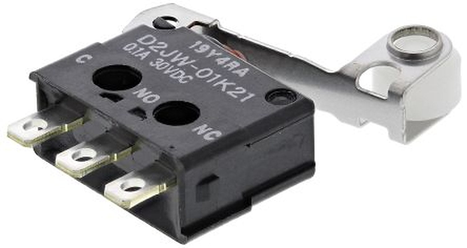 Omron Roller Lever Micro Switch, Solder Terminal, 0.1A, 30 V dc, SPDT, IP67