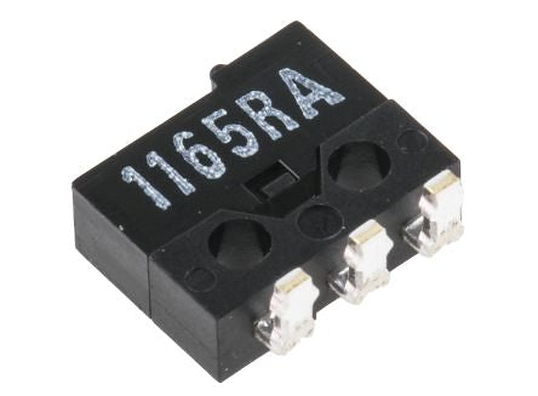 Omron Plunger Micro Switch, Solder Terminal, 0.5A, 30 V dc, SPDT, IP40