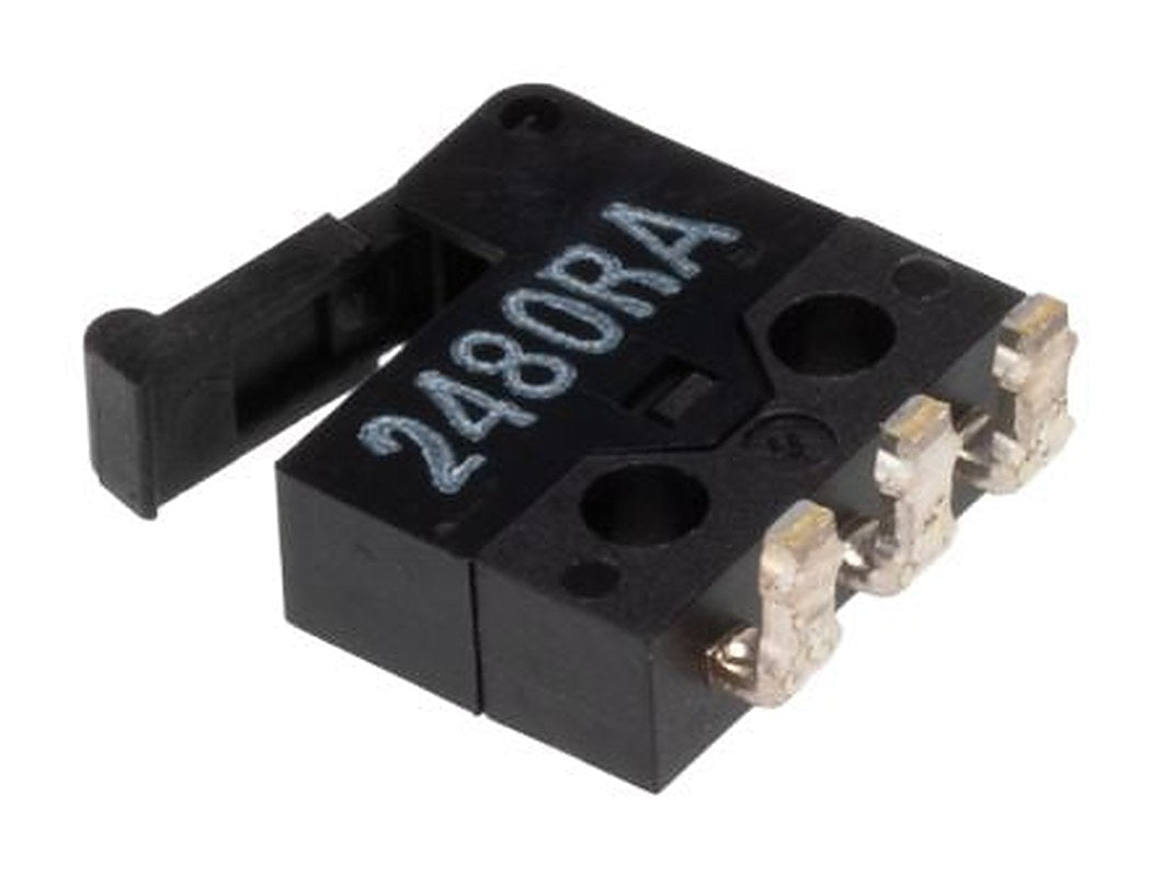Omron Lever Micro Switch, Solder Terminal, 0.5A, 30 V dc, SPDT, IP40