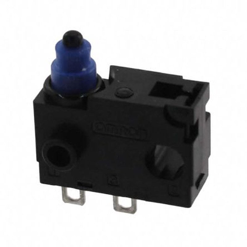 Omron Pin Plunger Switch, Solder Terminal, 0.1mA, 30 V dc, SPDT, IP67