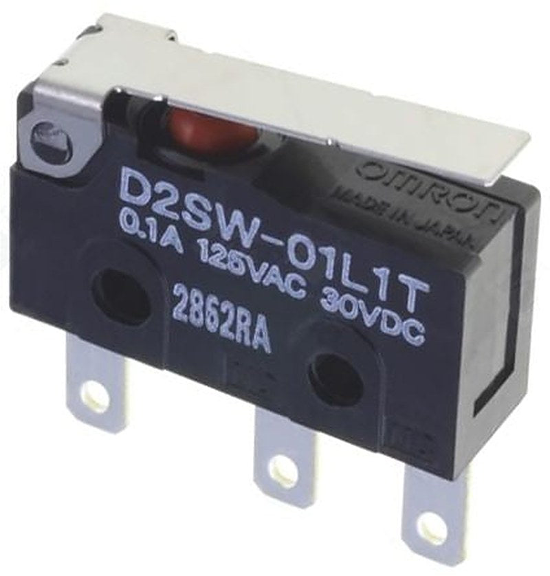 Omron Hinge Lever Micro Switch, Tab Terminal, 100mA, 30 V dc, SPDT, IP67