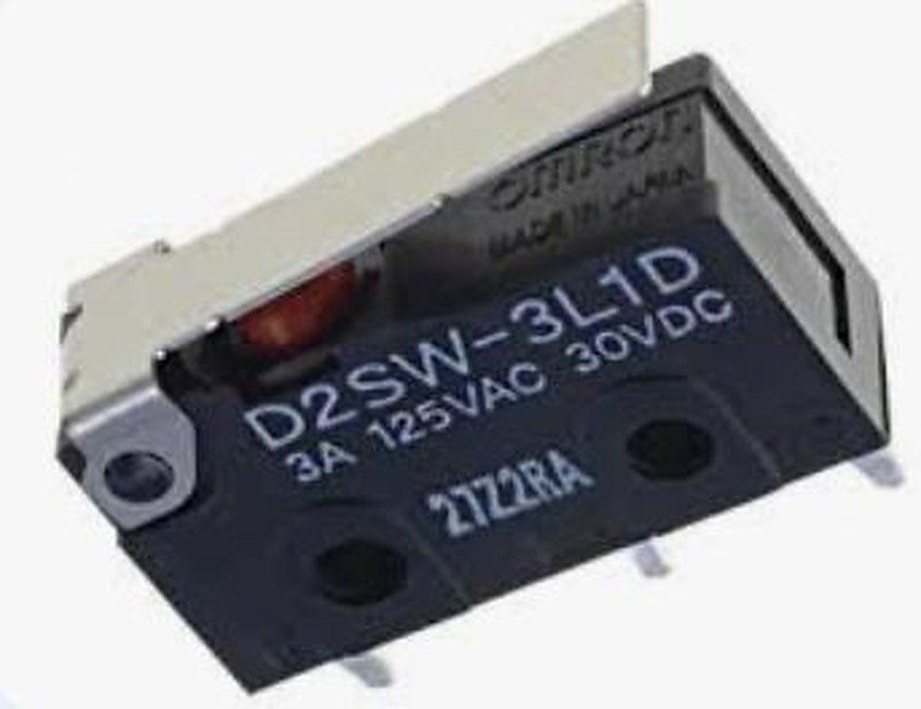 Omron Hinge Lever Micro Switch, PCB Terminal Terminal, 3A, 250 V ac, 30 V dc, SPDT, IP67