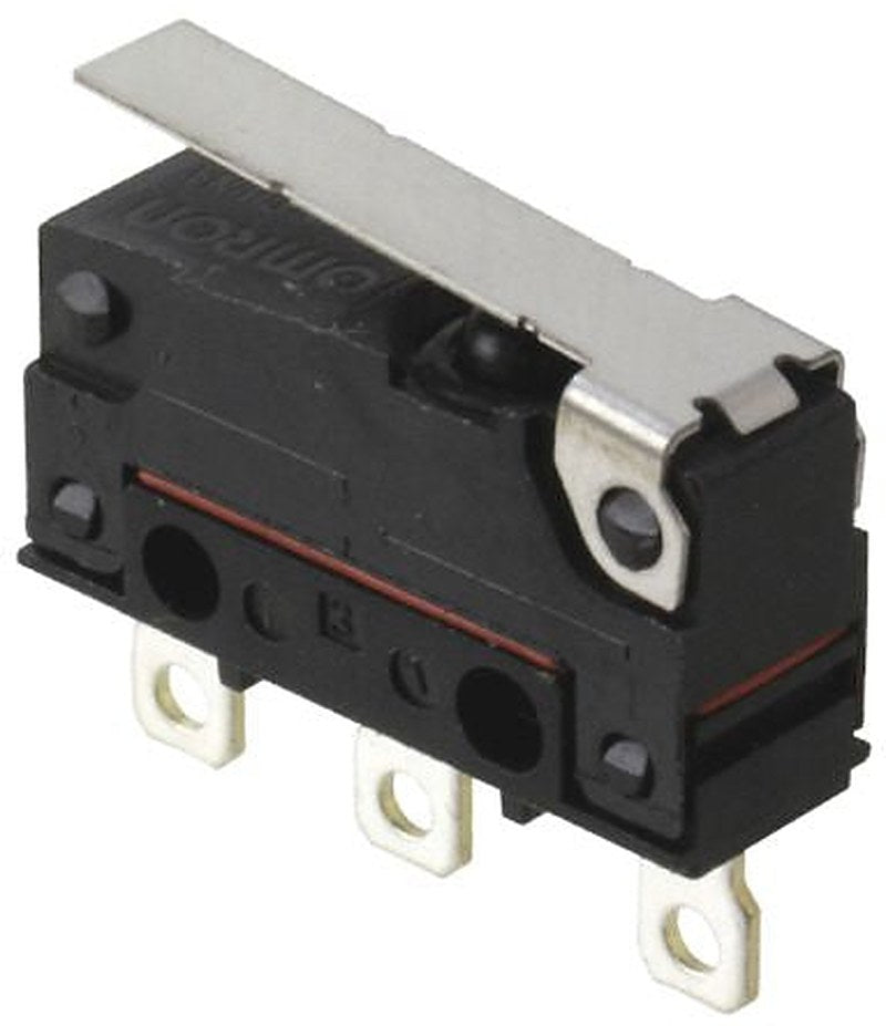 Omron Hinge Lever Micro Switch, Solder Terminal, 2A, 250 V ac, SPDT, IP67