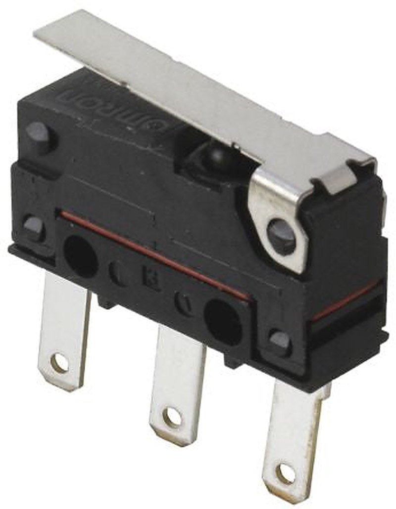 Omron Hinge Lever Micro Switch, Tab Terminal, 2A, 30 V dc, SPDT, IP67