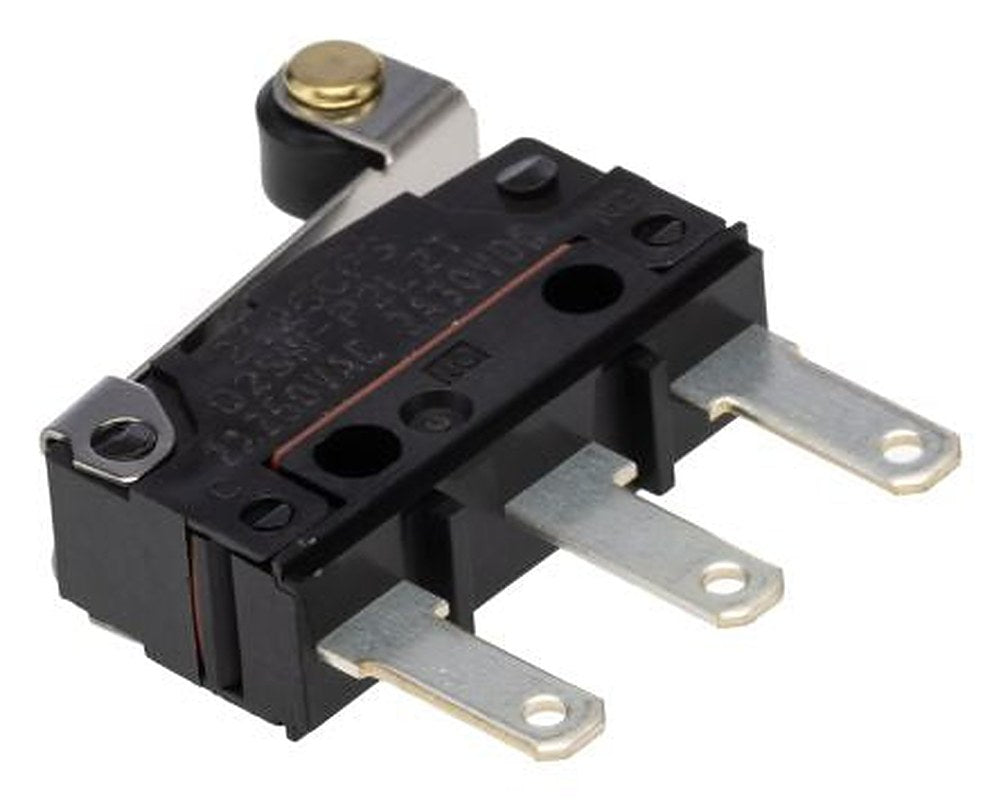 Omron Roller Lever Micro Switch, Tab Terminal, 2A, 30 V dc, SPDT, IP67