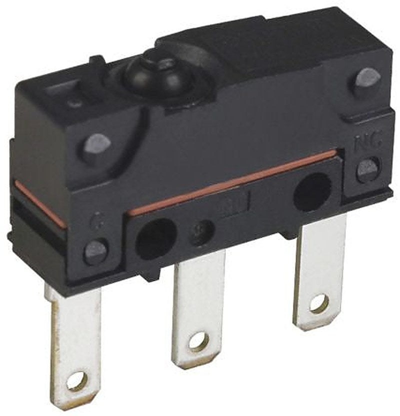 Omron Pin Plunger Micro Switch, Tab Terminal, 2A, 30 V dc, SPDT, IP67