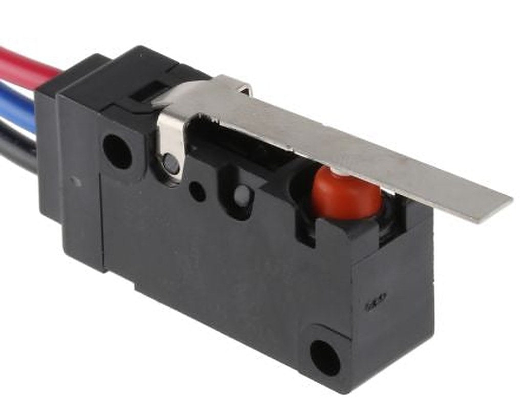 Omron Hinge Lever Micro Switch, Wire Terminal, 3 A, 250 V ac, SPCO, IP67